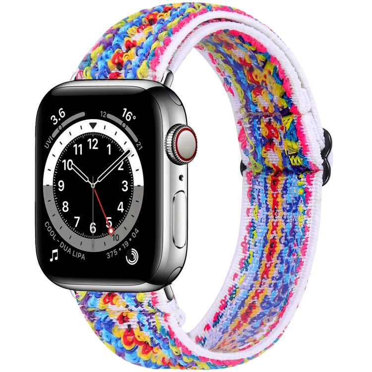 Cinturino elastico per orologio, For Apple Watch Series 7 45mm / 6 & SE & 5 & 4 44mm / 3 & 2 & 1 42mm, For Apple Watch Series 7 41mm / 6 & SE & 5 & 4 40mm / 3 & 2 & 1 38mm