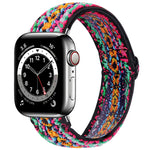 Cinturino elastico per orologio, For Apple Watch Series 7 45mm / 6 & SE & 5 & 4 44mm / 3 & 2 & 1 42mm, For Apple Watch Series 7 41mm / 6 & SE & 5 & 4 40mm / 3 & 2 & 1 38mm