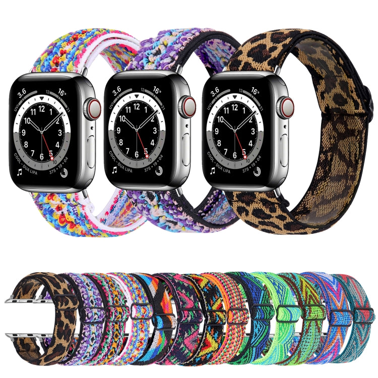 Cinturino elastico per orologio, For Apple Watch Series 7 45mm / 6 & SE & 5 & 4 44mm / 3 & 2 & 1 42mm, For Apple Watch Series 7 41mm / 6 & SE & 5 & 4 40mm / 3 & 2 & 1 38mm