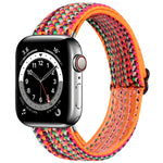 Cinturino elastico per orologio, For Apple Watch Series 7 45mm / 6 & SE & 5 & 4 44mm / 3 & 2 & 1 42mm, For Apple Watch Series 7 41mm / 6 & SE & 5 & 4 40mm / 3 & 2 & 1 38mm