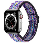 Cinturino elastico per orologio, For Apple Watch Series 7 45mm / 6 & SE & 5 & 4 44mm / 3 & 2 & 1 42mm, For Apple Watch Series 7 41mm / 6 & SE & 5 & 4 40mm / 3 & 2 & 1 38mm