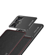Custodia protettiva in metallo satinato + pelle, For OPPO Reno4 Pro, For vivo X50, For vivo S7, For vivo iQOO 5 5G, For iPhone 11