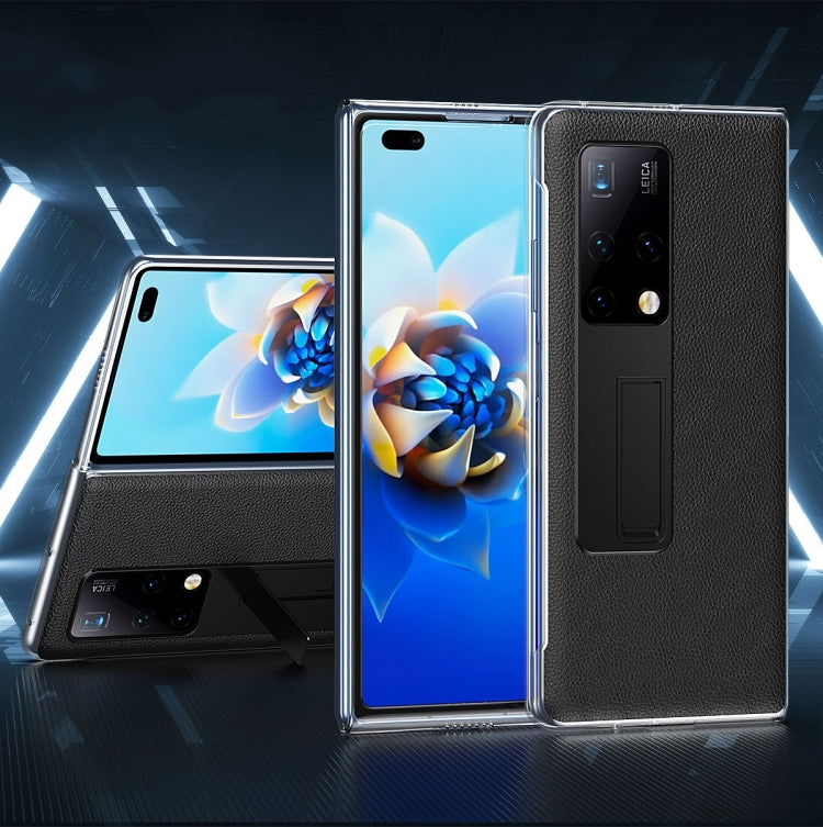 Custodia protettiva trasparente con supporto invisibile, For Huawei Mate X2