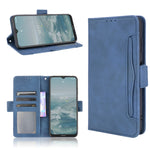 Custodia in pelle a vibrazione orizzontale con motivo a pelle di vitello con supporto, slot per schede e cornice per foto, For Oneplus 9R, For Nokia G10 / G20 / 6.3