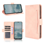 Custodia in pelle a vibrazione orizzontale con motivo a pelle di vitello con supporto, slot per schede e cornice per foto, For Oneplus 9R, For Nokia G10 / G20 / 6.3