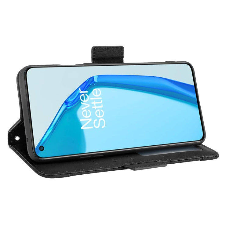 Custodia in pelle a vibrazione orizzontale con motivo a pelle di vitello con supporto, slot per schede e cornice per foto, For Oneplus 9R, For Nokia G10 / G20 / 6.3