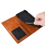 Custodia portafoglio in pelle PU con fibbia magnetica per Xiaomi