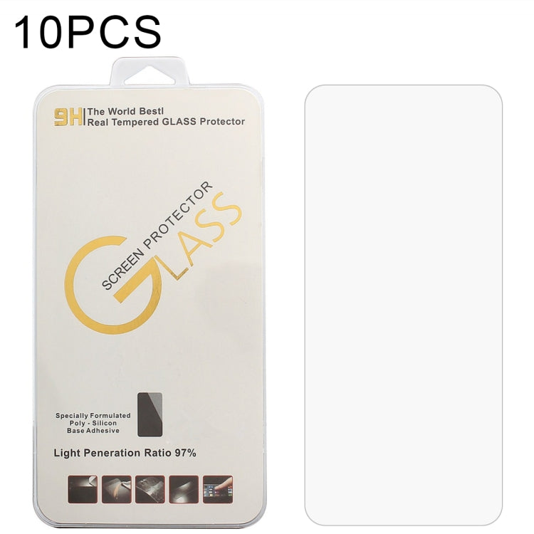 10 pellicole in vetro temperato da 0,26 mm 9H 2,5D, For Ulefone Note 11P (10 PCS)