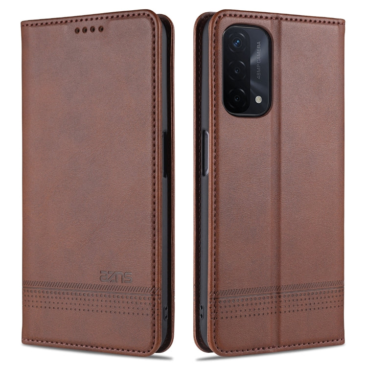 Custodia portafoglio in pelle con slot carte per OPPO A74 5G
