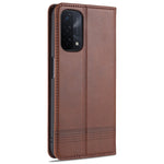 Custodia portafoglio in pelle con slot carte per OPPO A74 5G