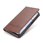 Custodia portafoglio in pelle con slot carte per OPPO A74 5G