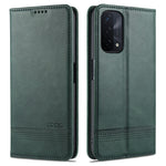 Custodia portafoglio in pelle con slot carte per OPPO A74 5G