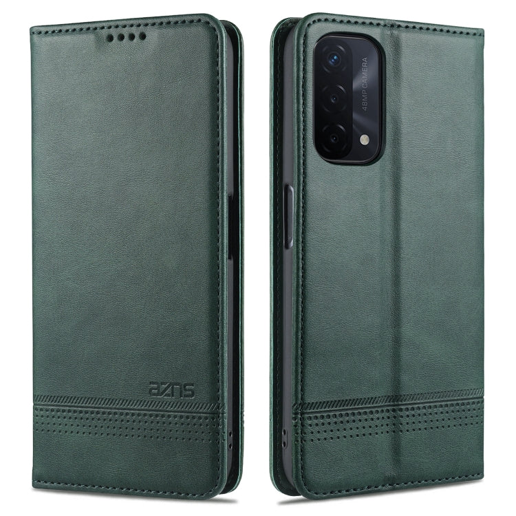 Custodia portafoglio in pelle con slot carte per OPPO A74 5G