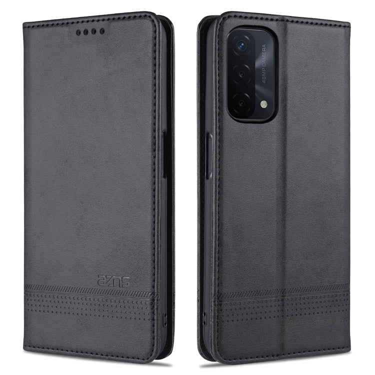 Custodia portafoglio in pelle con slot carte per OPPO A74 5G
