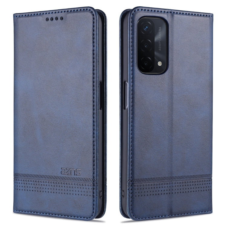 Custodia portafoglio in pelle con slot carte per OPPO A74 5G