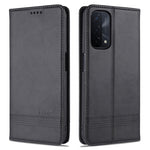 Custodia portafoglio in pelle con slot carte per OPPO A74 5G