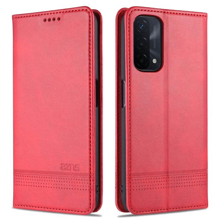 Custodia portafoglio in pelle con slot carte per OPPO A74 5G