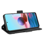 Custodia portafoglio in pelle per Xiaomi Redmi Note 10 Pro