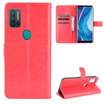 Custodia in pelle a conchiglia orizzontale con struttura retrò Crazy Horse con supporto, slot per schede e cornice per foto, For Ulefone Note 11P