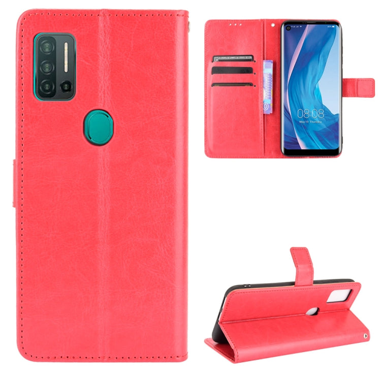 Custodia in pelle a conchiglia orizzontale con struttura retrò Crazy Horse con supporto, slot per schede e cornice per foto, For Ulefone Note 11P