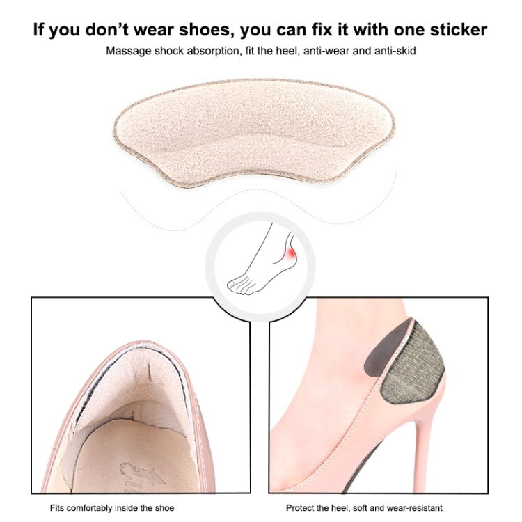 5 paia 062 Scarpe con tacco alto Spugna morbida antiabrasione Adesivo protettivo per tallone antiscivolo, Sponge, 062