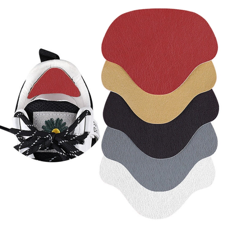 5 paia 064 scarpe da ginnastica autoadesive anti-abrasione adesivo protettivo per tallone antiscivolo adesivo per scarpe da riparazione, 064(White), 064(Black), 064(Red), 064(Yellow), 064(Grey)