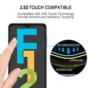 Pellicola in vetro temperato a schermo intero con colla intera da 25 pezzi, For Samsung Galaxy F12 (25 PCS), For Samsung Galaxy F02s (25 PCS), For Samsung Galaxy Quantum 2 (25 PCS)
