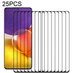 Pellicola in vetro temperato a schermo intero con colla intera da 25 pezzi, For Samsung Galaxy F12 (25 PCS), For Samsung Galaxy F02s (25 PCS), For Samsung Galaxy Quantum 2 (25 PCS)