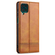 Per Samsung Galaxy M62 / F62 AZNS Custodia in pelle a vibrazione orizzontale con struttura in vitello magnetico con slot per schede e supporto e portafoglio, For Samsung Galaxy M62 / F62