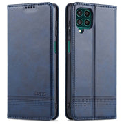Per Samsung Galaxy M62 / F62 AZNS Custodia in pelle a vibrazione orizzontale con struttura in vitello magnetico con slot per schede e supporto e portafoglio, For Samsung Galaxy M62 / F62
