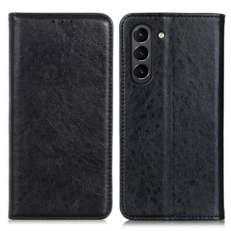 Custodia in pelle a vibrazione orizzontale con struttura magnetica Crazy Horse con supporto, slot per carte e portafoglio, For Samsung Galaxy S21 FE