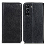 Custodia in pelle a vibrazione orizzontale con struttura magnetica Crazy Horse con supporto, slot per carte e portafoglio, For Samsung Galaxy S21 FE