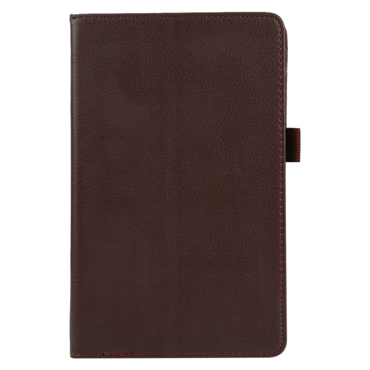 Custodia in pelle flip orizzontale tinta unita con texture Litchi con supporto e slot per penna, For Lenovo Tab M7, For Lenovo Tab M8