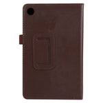 Custodia in pelle flip orizzontale tinta unita con texture Litchi con supporto e slot per penna, For Lenovo Tab M7, For Lenovo Tab M8