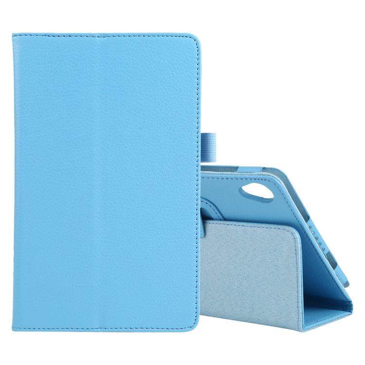 Custodia in pelle flip orizzontale tinta unita con texture Litchi con supporto e slot per penna, For Lenovo Tab M7, For Lenovo Tab M8