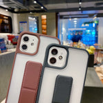 Custodia TPU antiurto con supporto per iPhone 12 e 12 Pro