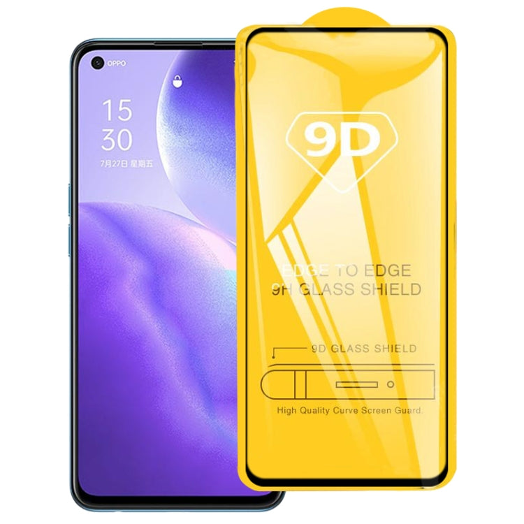 Pellicola in vetro temperato a schermo intero con colla intera 9D, For OPPO Reno5 Z (1 PC), For OPPO A74 5G (1 PC), For OPPO F19 (1 PC), For OPPO A54 (1 PC), For OPPO Find X3 Lite (1 PC), For OPPO F19 Pro / F19 Pro+ (1 PC), For OPPO Reno5 Lite (1 PC)  ...