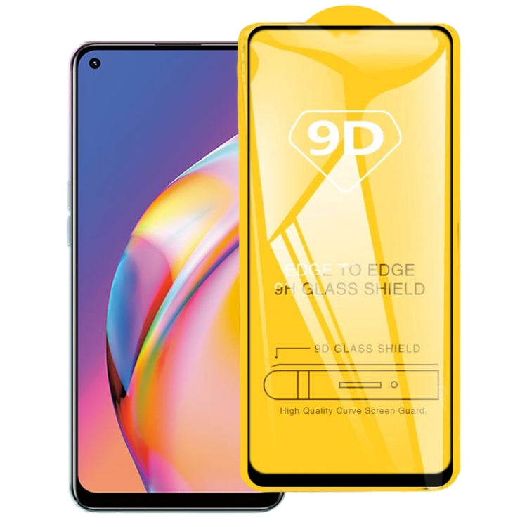Pellicola in vetro temperato a schermo intero con colla intera 9D, For OPPO Reno5 Z (1 PC), For OPPO A74 5G (1 PC), For OPPO F19 (1 PC), For OPPO A54 (1 PC), For OPPO Find X3 Lite (1 PC), For OPPO F19 Pro / F19 Pro+ (1 PC), For OPPO Reno5 Lite (1 PC)  ...