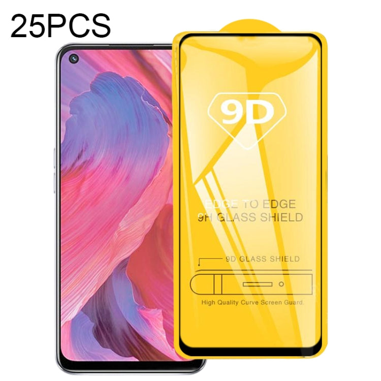 25 pellicole in vetro temperato a schermo intero con colla piena 9D, For OPPO Reno5 Z (25 PCS), For OPPO A74 5G (25 PCS), For OPPO F19 (25 PCS), For OPPO A54 (25 PCS), For OPPO Find X3 Lite (25 PCS), For OPPO F19 Pro / F19 Pro+ (25 PCS)                ...
