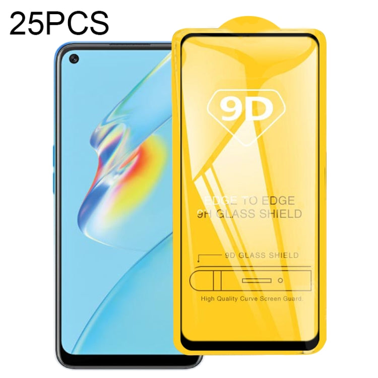 25 pellicole in vetro temperato a schermo intero con colla piena 9D, For OPPO Reno5 Z (25 PCS), For OPPO A74 5G (25 PCS), For OPPO F19 (25 PCS), For OPPO A54 (25 PCS), For OPPO Find X3 Lite (25 PCS), For OPPO F19 Pro / F19 Pro+ (25 PCS)                ...