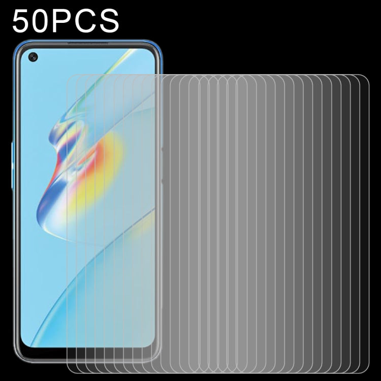 50 pellicole in vetro temperato da 0,26 mm 9H 2,5D, For OPPO Reno5 Z (50 PCS), For OPPO A74 5G (50 PCS), For OPPO F19 (50 PCS), For OPPO A54 (50 PCS), For OPPO Find X3 Lite (50 PCS), For OPPO F19 Pro / F19 Pro+ (50 PCS), For OPPO Reno5 Lite (50 PCS)   ...