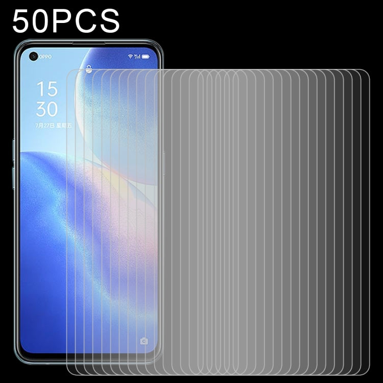 50 pellicole in vetro temperato da 0,26 mm 9H 2,5D, For OPPO Reno5 Z (50 PCS), For OPPO A74 5G (50 PCS), For OPPO F19 (50 PCS), For OPPO A54 (50 PCS), For OPPO Find X3 Lite (50 PCS), For OPPO F19 Pro / F19 Pro+ (50 PCS), For OPPO Reno5 Lite (50 PCS)   ...
