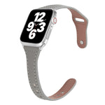 Cinturino per orologio in pelle con fibbia inversa sottile a forma di T universale, For Apple Watch Ultra 49mm / Series 8&7 45mm / SE 2&6&SE&5&4 44mm / 3&2&1 42mm, For Apple Watch Series 8&7 41mm / SE 2&6&SE&5&4 40mm / 3&2&1 38mm