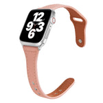 Cinturino per orologio in pelle con fibbia inversa sottile a forma di T universale, For Apple Watch Ultra 49mm / Series 8&7 45mm / SE 2&6&SE&5&4 44mm / 3&2&1 42mm, For Apple Watch Series 8&7 41mm / SE 2&6&SE&5&4 40mm / 3&2&1 38mm