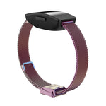 Per Fitbit Inspire / Inspire HR / Ace 2 Cinturino di ricambio per cinturino milanese con doppia fibbia assicurativa