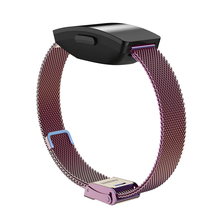 Per Fitbit Inspire / Inspire HR / Ace 2 Cinturino di ricambio per cinturino milanese con doppia fibbia assicurativa