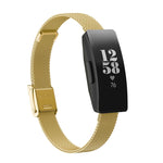 Per Fitbit Inspire / Inspire HR / Ace 2 Cinturino di ricambio per cinturino milanese con doppia fibbia assicurativa