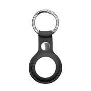 Custodia in pelle di vacchetta antigraffio con strato superiore con anello portachiavi commutabile per AirTag