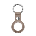 Custodia in pelle per AirTag con anello portachiavi