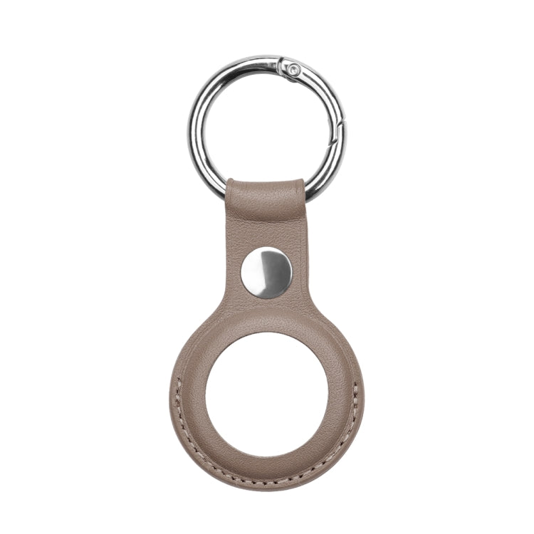 Custodia in pelle per AirTag con anello portachiavi